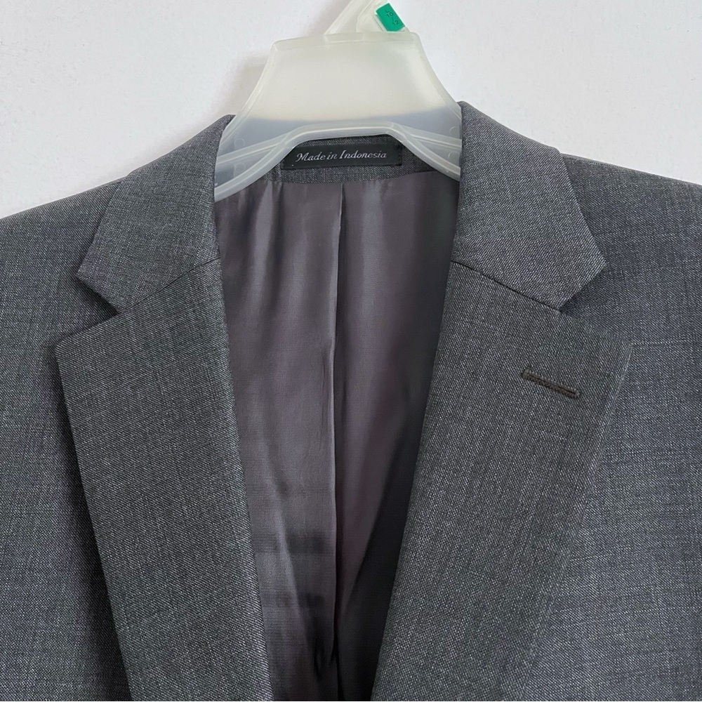 Lauren Ralph Lauren • Men's Gray Blazer Wool - Picture 4 of 6